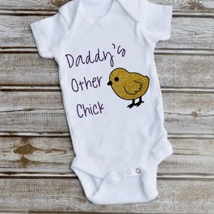 Daddy's other chick easter onsie